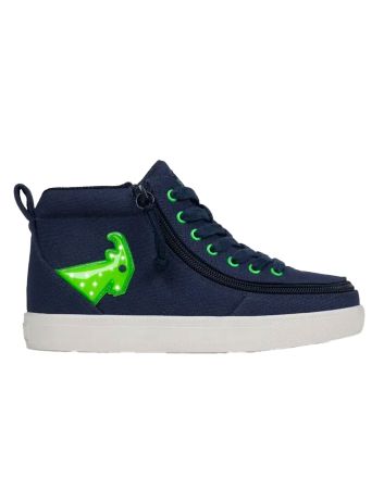 Billy Navy/Green Light Ups Classic D|R High Shoes