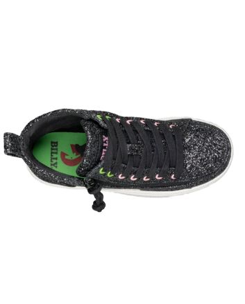 Billy Wicked Black Glitz CS High Shoes For Orthotics