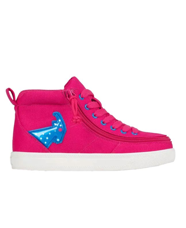 Billy Pink/Blue Light Ups Classic D|R High Tops Shoes
